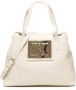 Love Moschino Witte Schoudertas met Gouden Draaislot - Thumbnail 1