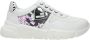 Love Moschino Witte Stoffen Sneakers met Zijdetail - Thumbnail 1