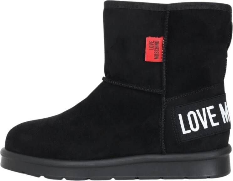 Love Moschino Boots & laarzen St.Ttod.Winter30 Velour Pu in zwart
