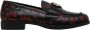 Love Moschino Zwarte Logo Applique Loafers Multicolor Dames - Thumbnail 1