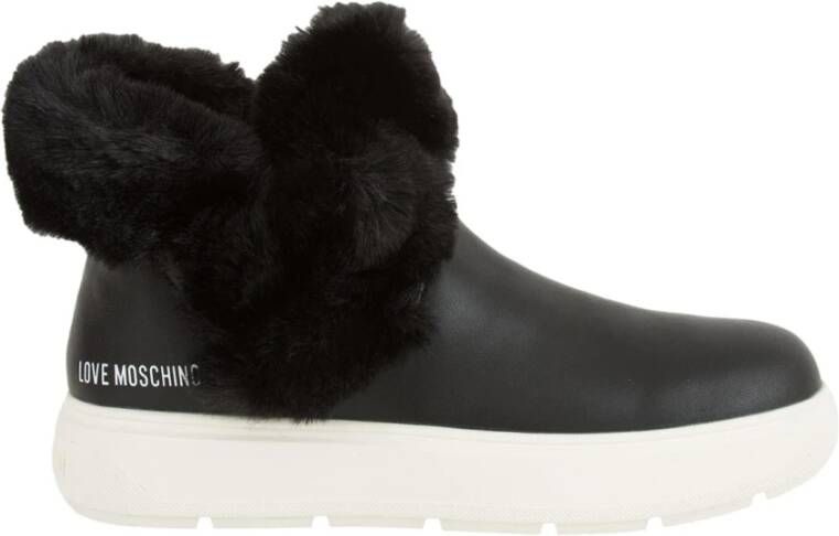 Love Moschino Zwarte Sneaker Black Dames