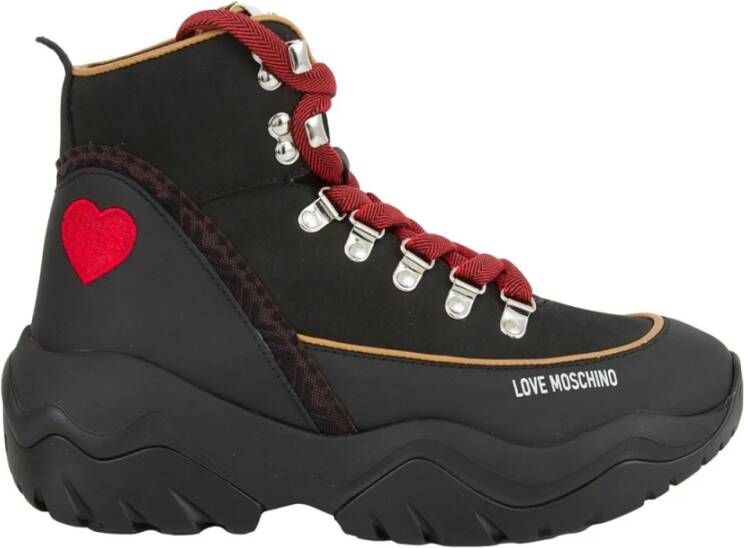 Love Moschino Zwarte Sneaker Black Dames