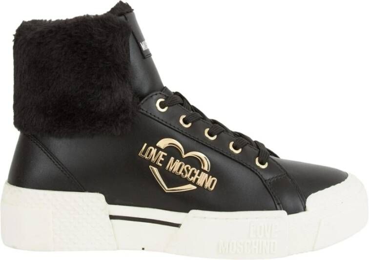 Love Moschino Zwarte Sneaker Black Dames