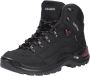Lowa Renegade GTX Mid Wandelschoen Dames waterdichte mid wandelschoenen Black Prune - Thumbnail 2