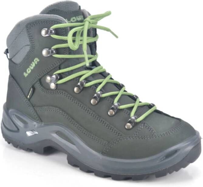 Lowa Grijze + MintGroene Buitenschoenen Grijs Dames