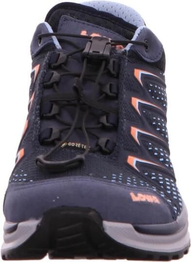 Lowa Maddox GTX LO Wandelschoenen Dames Middenblauw Zalmroze - Foto 4