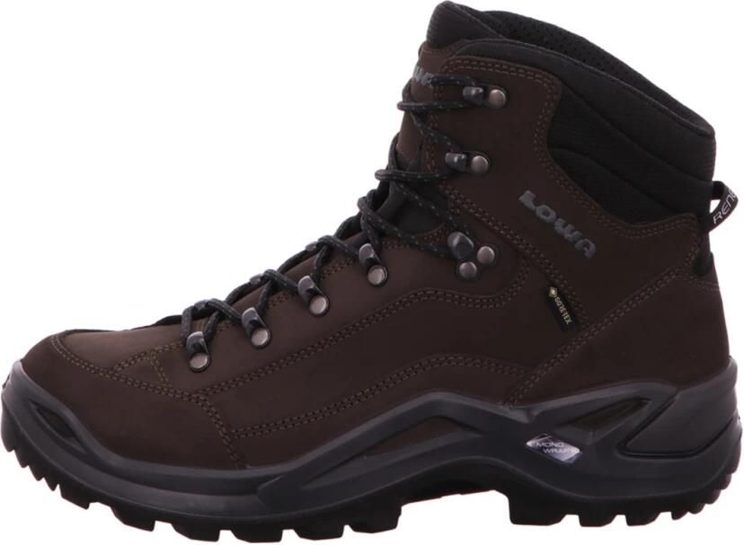 Lowa Renegade GTX Mid Wandelschoen waterdichte mid wandelschoenen Dark-Brown Black - Foto 4