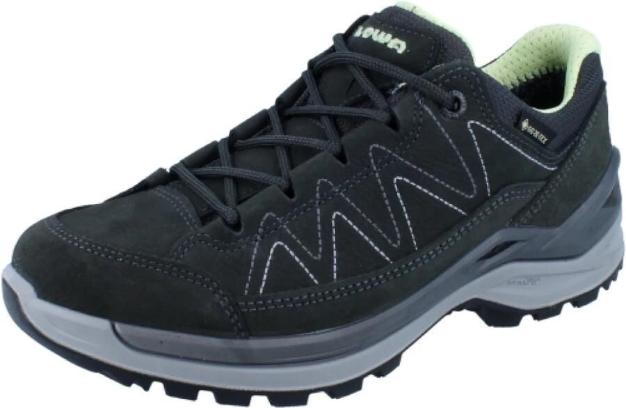 Lowa Toro Evo GTX Lo Wandelschoenen Dames Donkergrijs Middengeel - Foto 2