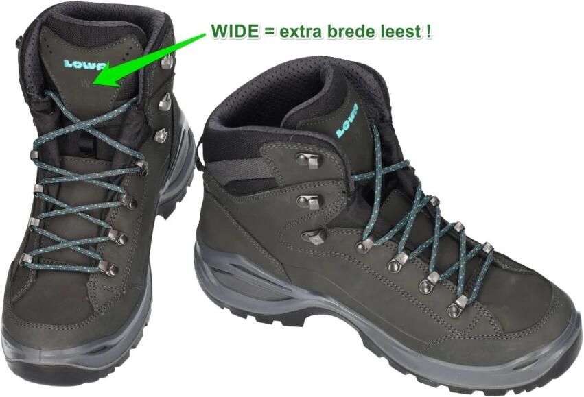Lowa Women's Renegade Evo GTX Mid Slim Wandelschoenen Slim grijs zwart - Foto 8