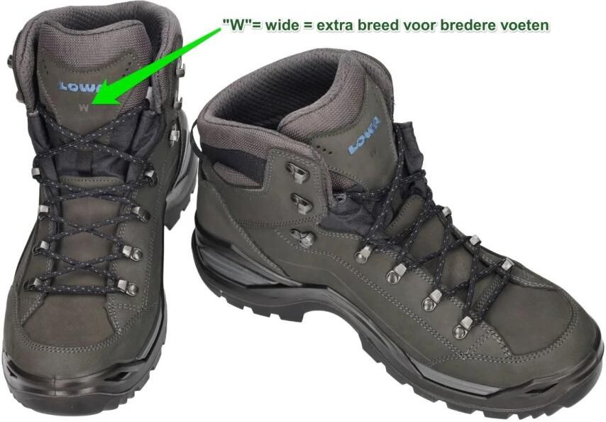 Lowa renegade evo gtx mid w Middelhoge wandelschoenen heren Grijs-Multicolour - Foto 3