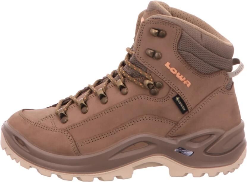 Lowa Renegade Mid GTX Wandelschoenen Dames Zandbruin Zalmroze - Foto 2
