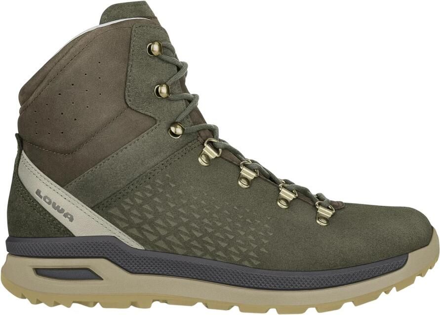 Lowa Strato EVO II Mid nubuck wandelschoenen olijfgroen