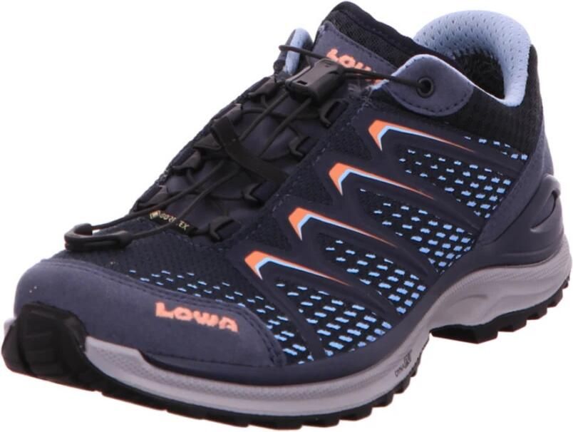 Lowa Maddox GTX LO Wandelschoenen Dames Middenblauw Zalmroze - Foto 4