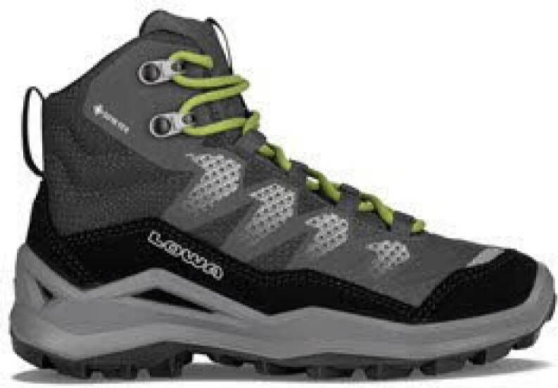 Lowa Kid's Maddox Pro GTX Mid Wandelschoenen zwart grijs
