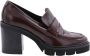 Luca Grossi Blauw Kussen Pumps Schoenen Brown Dames - Thumbnail 9