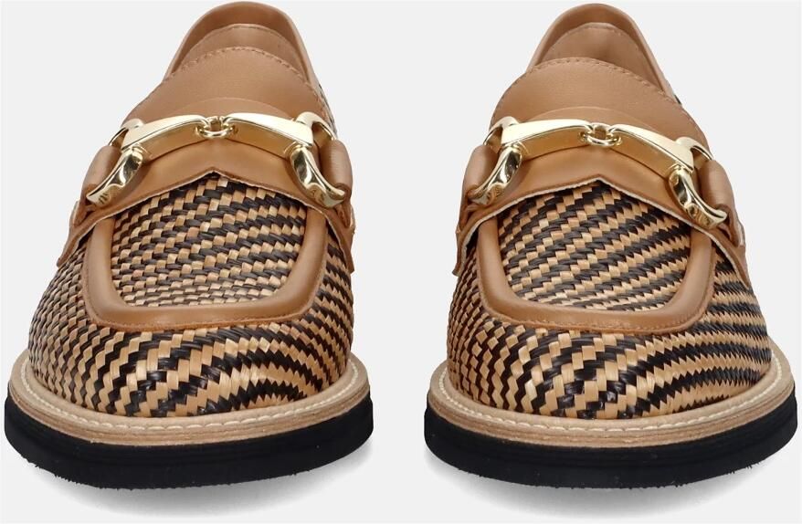 Luca Grossi Handgemaakte Mocassin in Bruin Leer