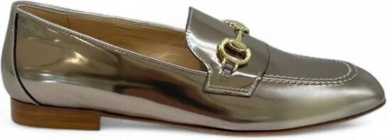 Luca Grossi Platte Grijze Loafers