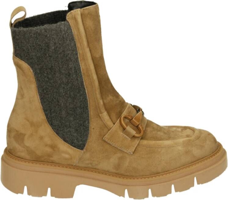 Luca Grossi Westers stijl cognac suède laars