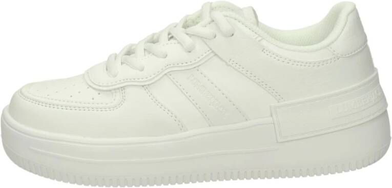 Lumberjack Lage Sneakers White Dames