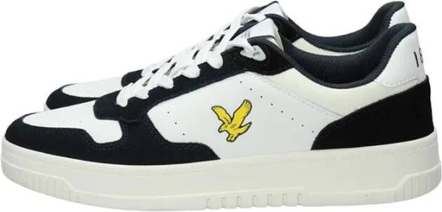 Lyle & Scott Ecopelle Sneakers met Rubberen Zool White Heren