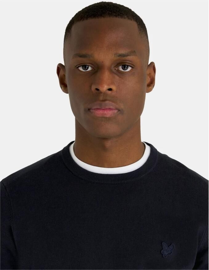 Lyle & Scott Adelaar Crew Neck Katoen Trui - Foto 2