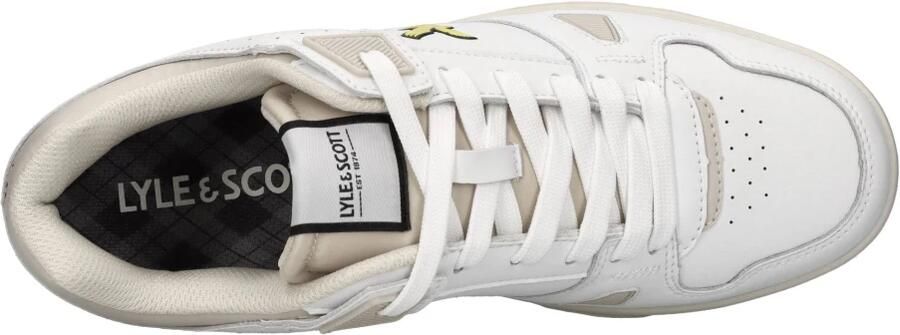 Lyle & Scott Witte Sneakers Evanton Collectie 2024 2025 White Heren - Foto 5