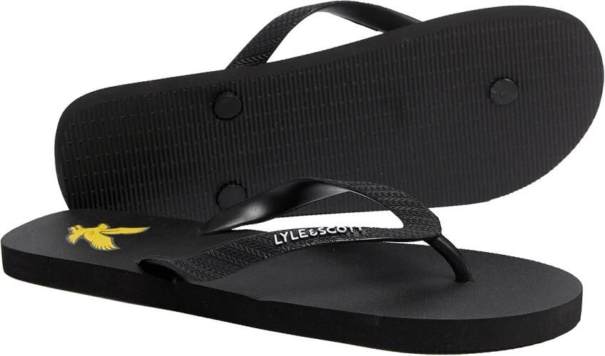 Lyle And Scott Laarzen Lyle Scott Slippers Zwart - Foto 3