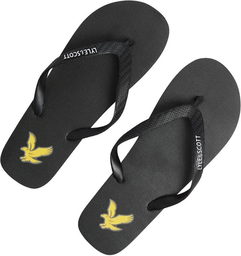 Lyle And Scott Laarzen Lyle Scott Slippers Zwart - Foto 2