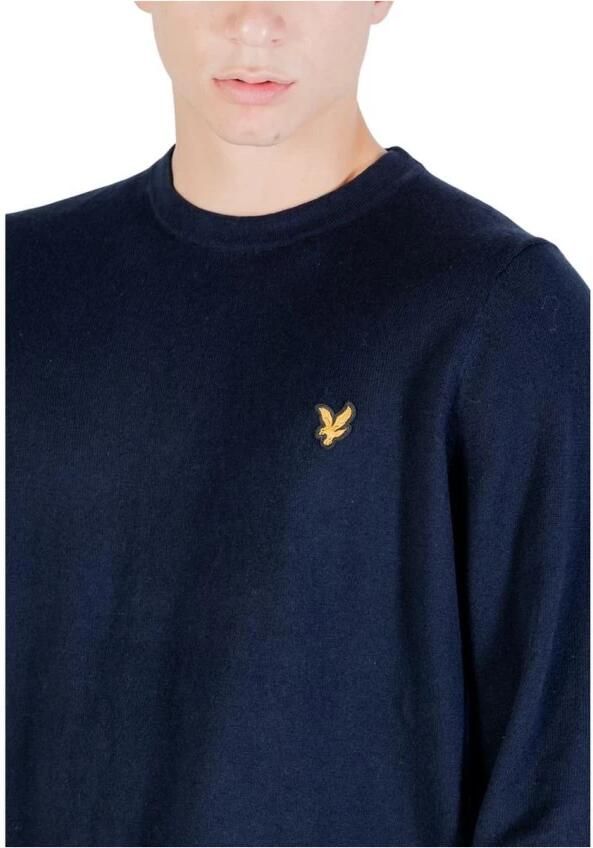 Lyle & Scott Katoenen sweatshirt met ribgebreide boorden - Foto 2