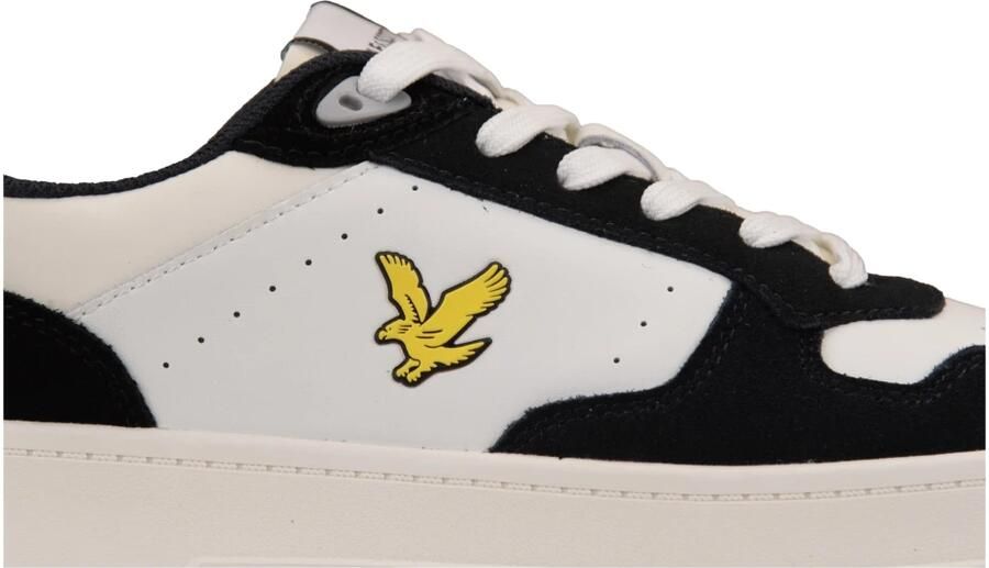 Lyle & Scott Ecopelle Sneakers met Rubberen Zool White Heren - Foto 3
