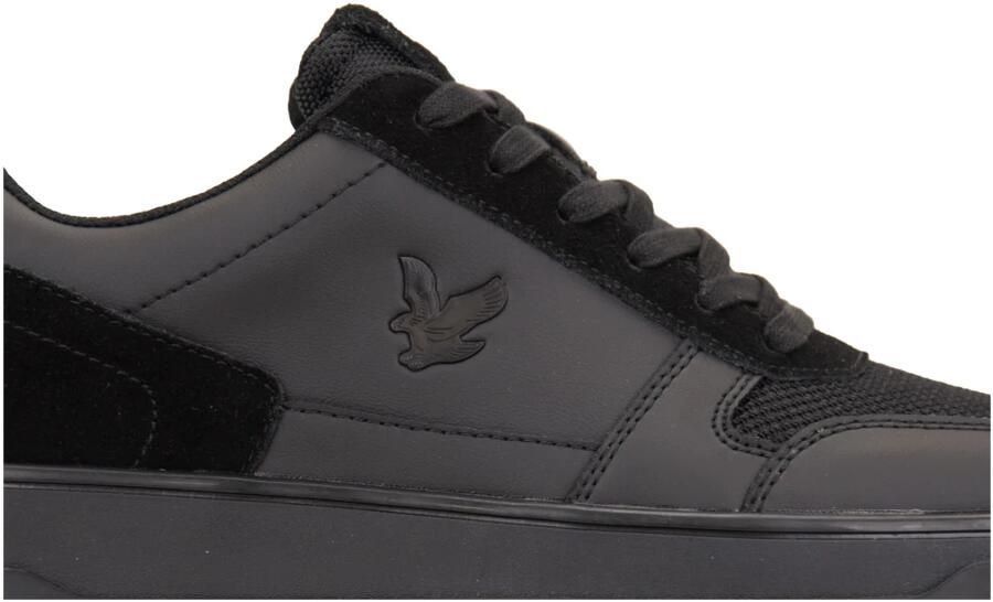 Lyle & Scott Lyle and Scott Sneaker Schoenen Croy Zwart Leer Heren - Foto 2