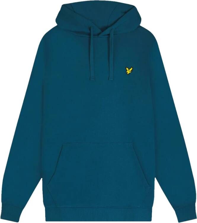 Lyle & Scott Marineblauwe Hoodie met Adelaar Logo