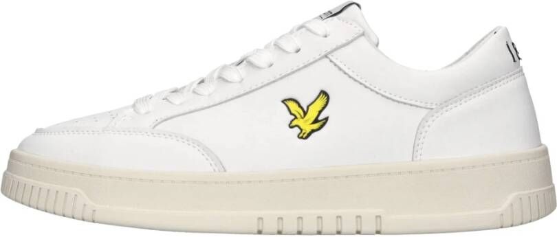 Lyle & Scott Lyle and Scott Croy Sneaker Wit Leer Heren - Foto 4