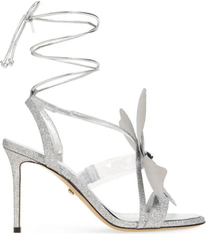 Mach & Mach Glitter Ronde Neus Sandalen