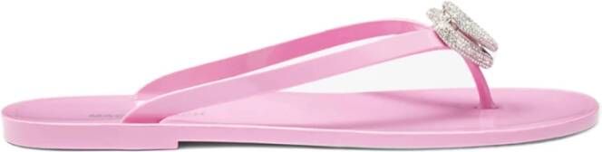 Mach & Mach Gum Pink Flip Flops Pink Dames
