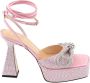 Mach & Mach High Heel Sandals Pink Dames - Thumbnail 1