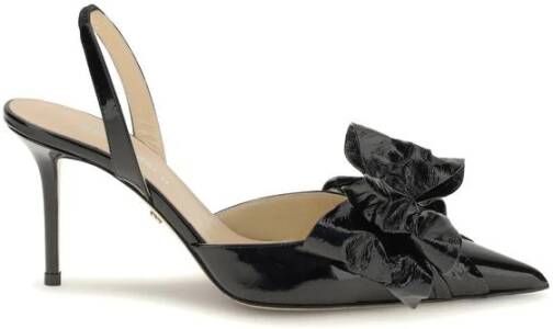 Mach & Mach Ingepakte leren pumps met strik