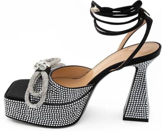 Mach & Mach Kristal Boog Platform Sandalen