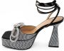 Mach & Mach Zwarte leren plateau schoenen voor verhoogde stijl Black Dames - Thumbnail 3
