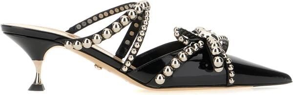 MACH & MACH 55mm Studded Leather Mules