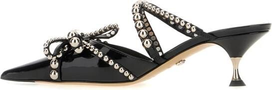 MACH & MACH 55mm Studded Leather Mules - Foto 2