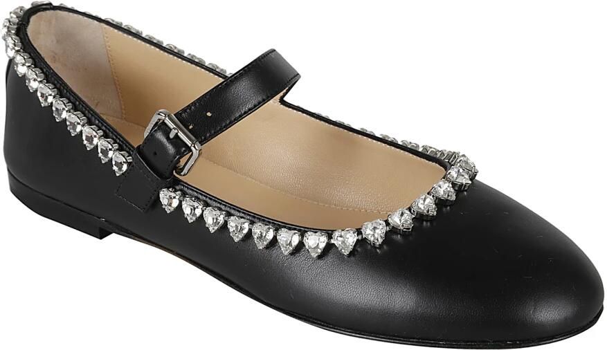 Mach & Mach Zwarte Ballerina Schoenen Elegant Platte Zool Black Dames - Foto 2