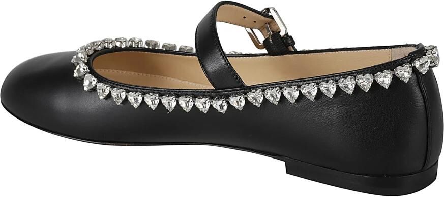 Mach & Mach Zwarte Ballerina Schoenen Elegant Platte Zool Black Dames - Foto 3