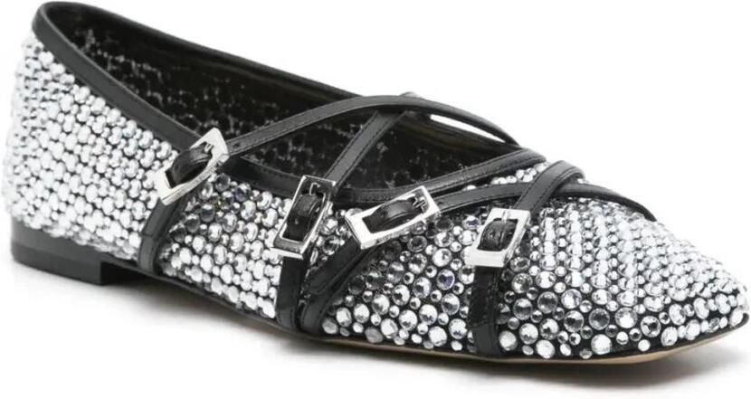 Mach & Mach Crystal Net Ballerina Flats - Foto 2