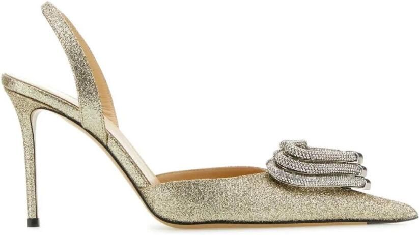 Mach & Mach Dold Double Bow Slingback Pumps