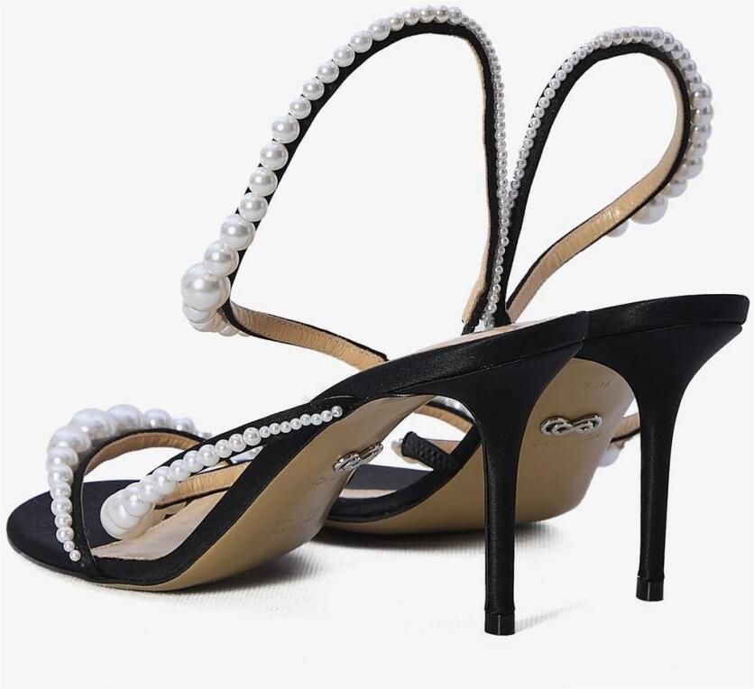 Mach & Mach Double Bow Embellished High Heel Sandals - Foto 2