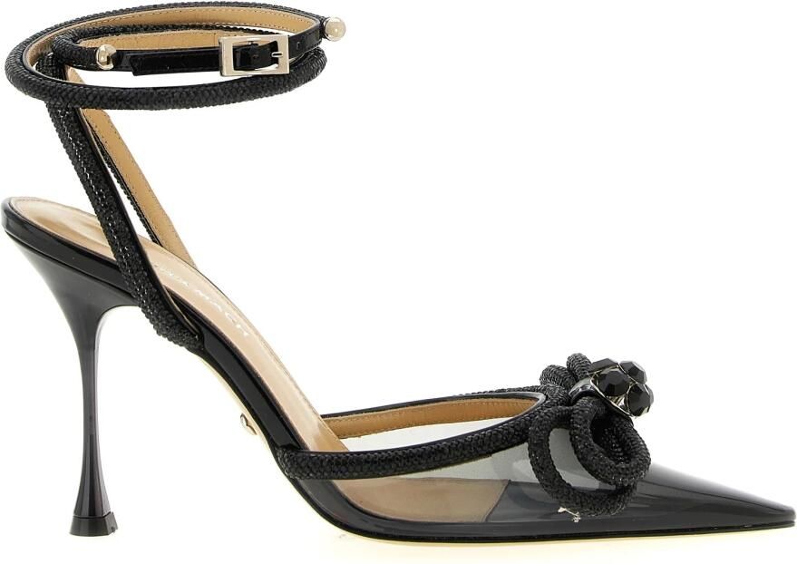 Mach & Mach Double Bow Satin Pumps