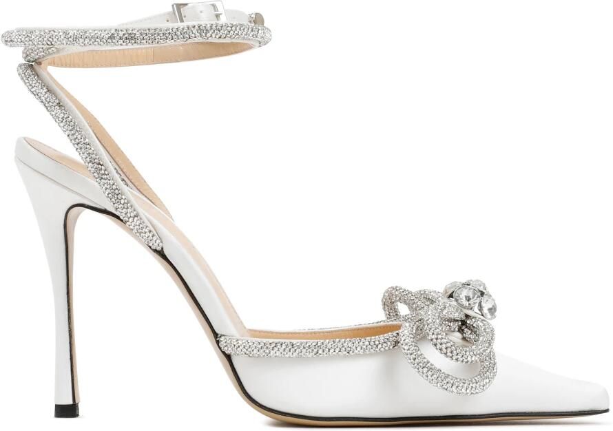 Mach & Mach Double Bow Satin Pumps