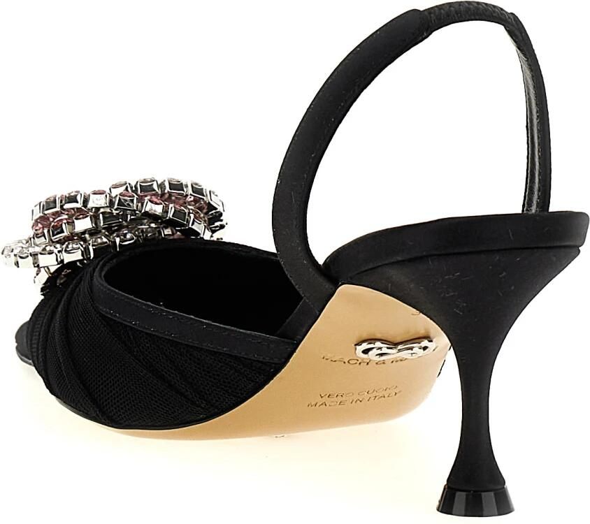 Mach&Mach Hoge hakken 'Galaxy' Slingback in zwart - Foto 3