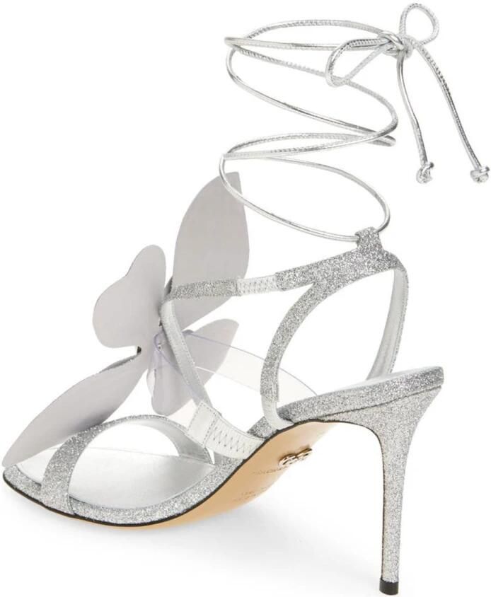 Mach & Mach Glitter Ronde Neus Sandalen - Foto 3